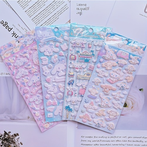 Sanrio Cinnamoroll Stickers Pattern Cute Kawaii Stickers Cute Anime Stickers For Boy Gifts Christmas, Halloween, Thanksgiving Gift