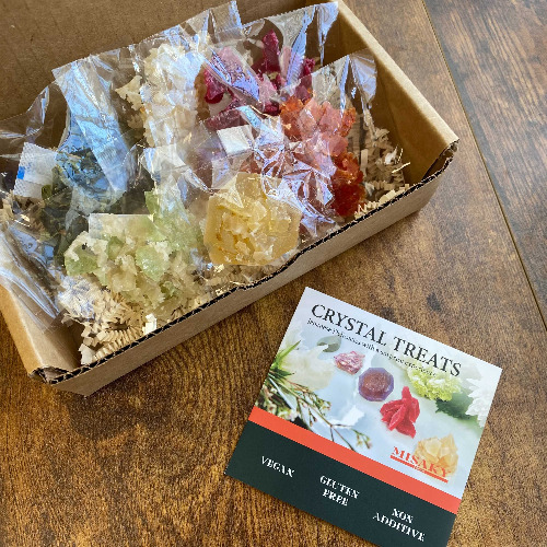 Crystal Dust Set (5 bags + 1 Crystal Treat) | Vegan Edible Crystal Candy