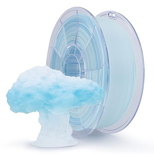 ZIRO 3D Printer Filament,Translucent PLA Filament 1.75mm,Multicolor Rainbow PLA Filament,1KG/2.2lb,Season Series - Winter - Winter