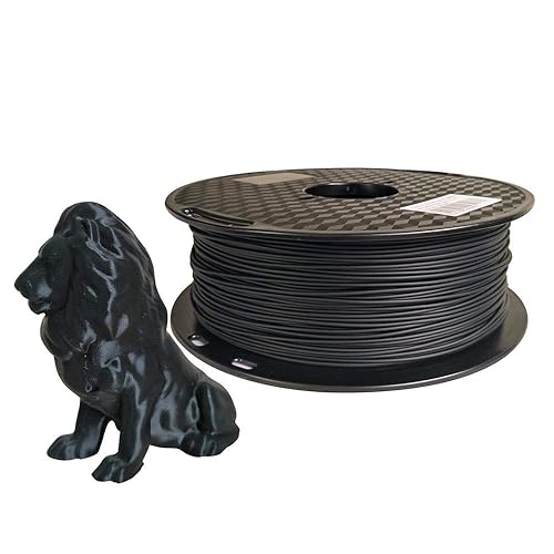 PLA Max PLA+ Black PLA Filament 1.75 mm 3D Printer Filament 1KG 2.2LBS 3D Printing Material Stronger PLA Pro PLA Plus Filament CC3D Black Color - Black