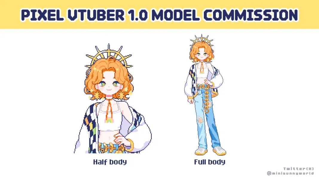 PIXEL VTUBER 1.0 by Sunny (@minisunnyworld)