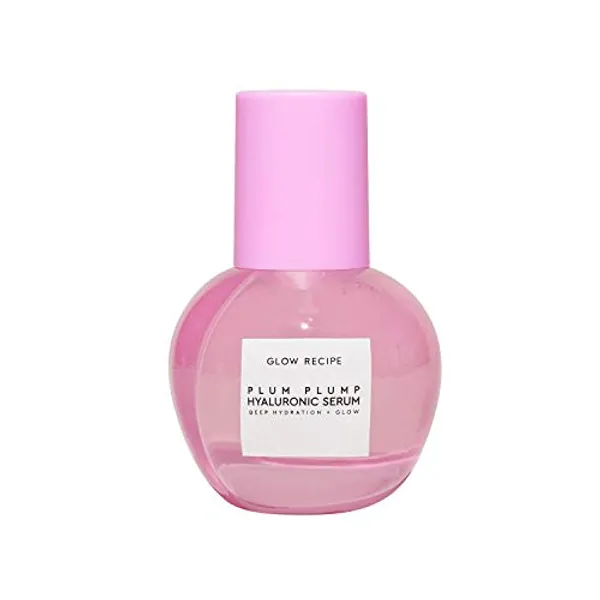 Glow Recipe Plum Plump Hyaluronic Acid Skin Care Serum - Hydrating Skincare + Face Serum for Women & Men with Antioxidant Plum + Vitamin B5 to Repair Skin Barrier & Lock-In Facial Hydration (30ml)