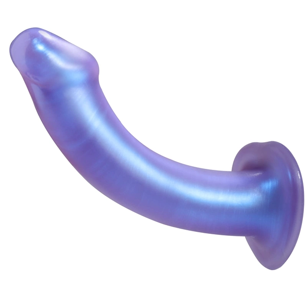Realistic Anal Dildo with Strong Suction Cup for Hand-Free Play, 7.4 inch Jelly Small Dildo for Beginners, Flexible Lifelike Dildo Harness Compatible Adult Sex Toys for Women Men Couples