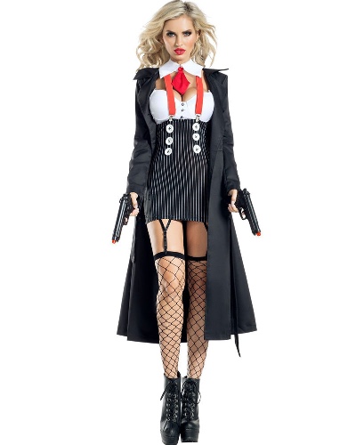 Gangster Babe Womens Costume