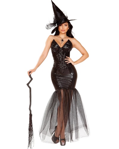 Evil Spell Witch Premium Womens Costume | Large