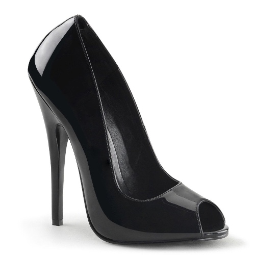 Black Patent Peep Toe Heel | 10