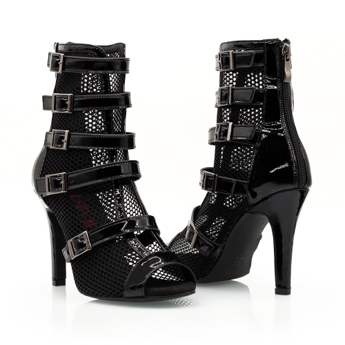 Black Patent Leather 4" Women's Dance Shoes | 41