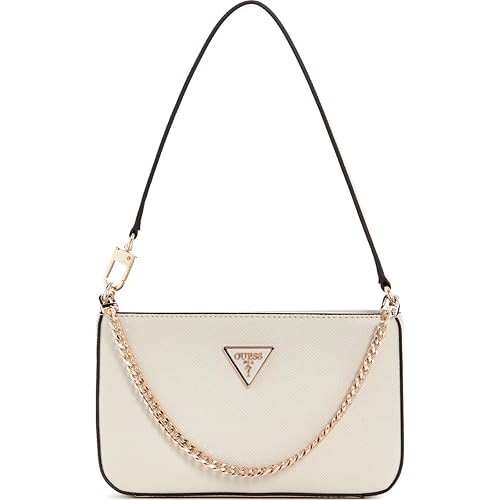 GUESS Noelle Mini Top Zip Shoulder - One Size - Bone