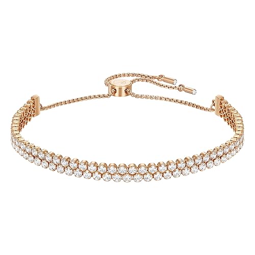 Swarovski Matrix Armband Kollektion - Badewanne in Weiß-/Roségoldtönen