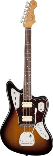 Fender Kurt Cobain Jaguar Electric Guitar, with 2-Year Warranty, 3-Color Sunburst, Rosewood Fingerboard