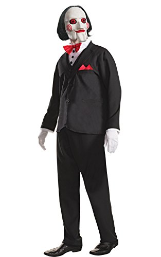 Rubie's Official Saw Horror Jigsaw Costume, Puppet Billy Mens Halloween Fancy Dress - XL