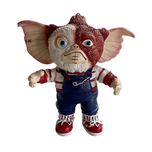 Lubudup Gremlins Gizmo Mogwai Monster Plush Doll, Horror Mogwai Handmade Doll, Cute Gremlins Monster Doll Toy, For Home Decor Collectible Doll Lover Halloween Decorations