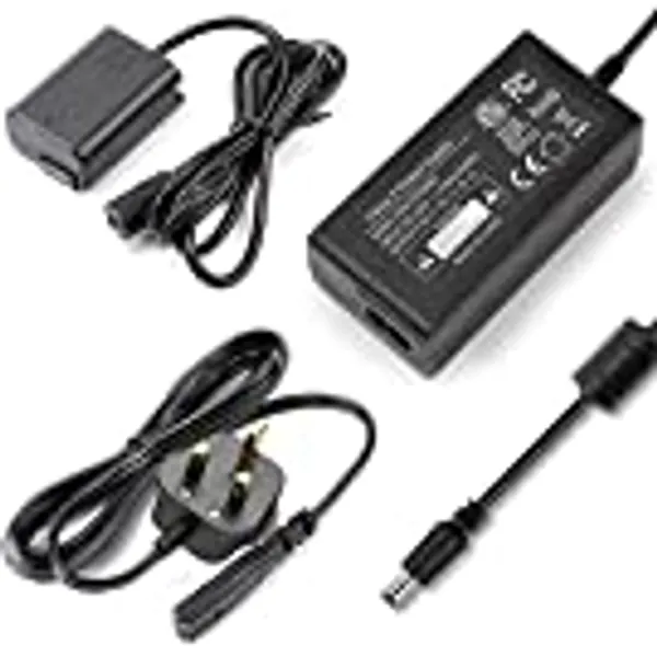 F1TP ACPW20 AC Power Supply Adapter and NP-FW50 Dummy Battery Coupler kit for Sony Alpha A6500 A6400 A6300 A6100 A6000 A5100 A5000 A7II A7SII A7RII A7 A7S A7R RX10 II III IV NE Zv- E10 Cameras
