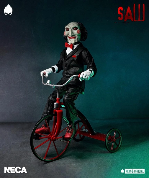 NECA - Saw Action Figure 12" Billy the Puppet with Tricycle