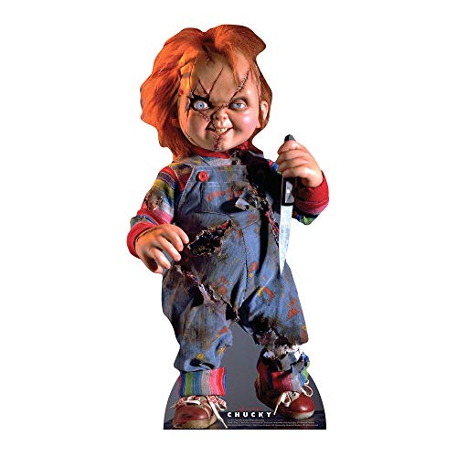 STAR CUTOUTS SC1316 Scarred Chucky Child's Play Perfect for Halloween, Friends and Fans - Scarred Chucky