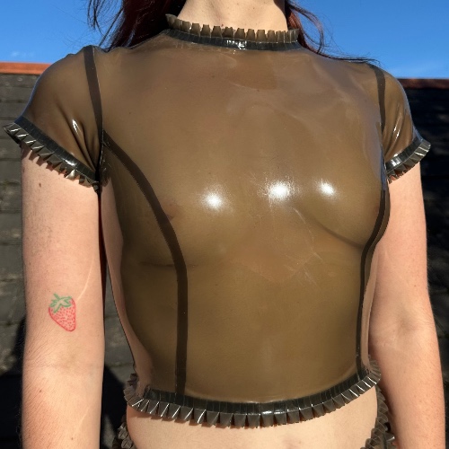 Translucent Latex Top