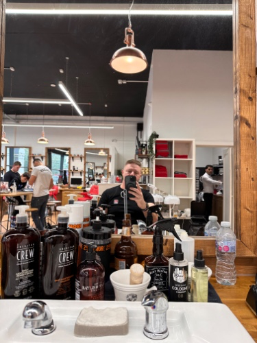 Haircut and beard trim £45