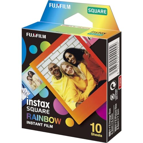 FUJIFILM Instax Square Rainbow Film - 10 Exposures