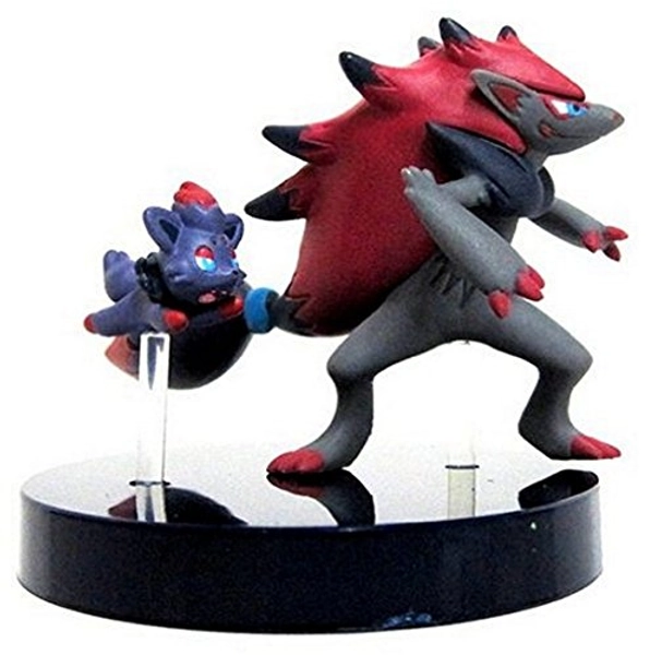 Pokemon Diamond and Pearl 1/40 Scale 2010 1.5" Mini Figures - Zorua & Zoroark (Pose A)