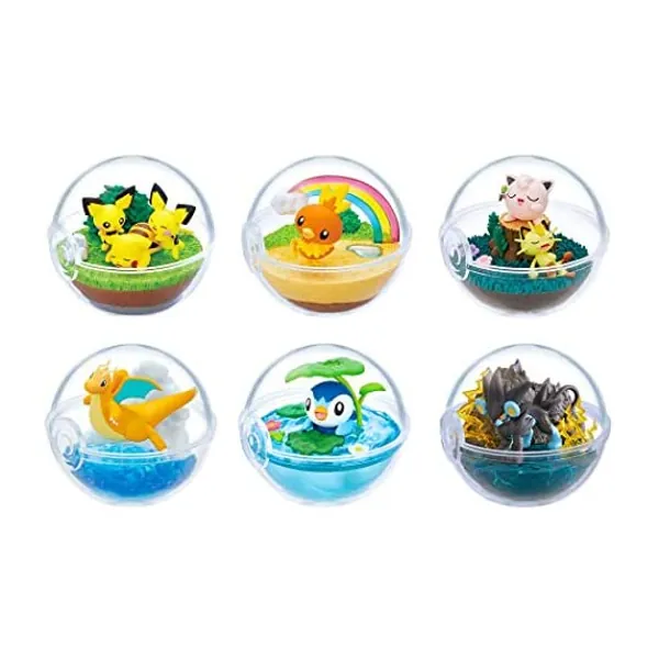 
                            Re-Ment Pocket Monsters Pokemon Terrarium Season Nine Collection (Single Blind Box, Not Full Set)
                        