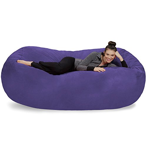 Sofa sack plush bean bag sofas with super soft microsuede cover xl memory best sale foam stuffed lounger chairs for kids