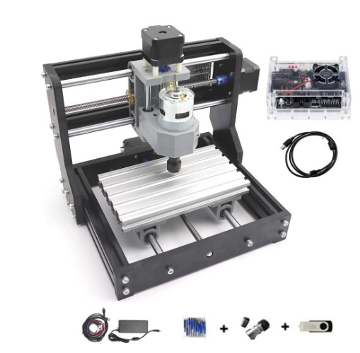 CNC 1610 PRO Milling Machine 3 Axis GRBL Control DIY Mini CNC Router Kit Engrave PVC,PCB,Plastic,Wood Router Engraver Engraving Machine CNC1610 Pro with ER11 Collet (1610 Pro)