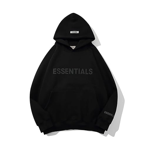 ESSENTIALS THE BIG DIPPER Unisex Sweatshirt Graphic Hoodie Cotton Pullover for Hip Hop Great Gift for Adults and Teenagers - Black - Medium