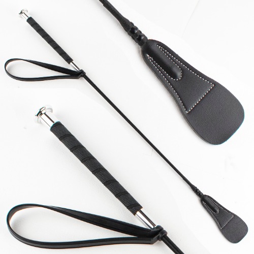 Riding Crop - 22.5" - Standard or Custom Leather - Single Crop