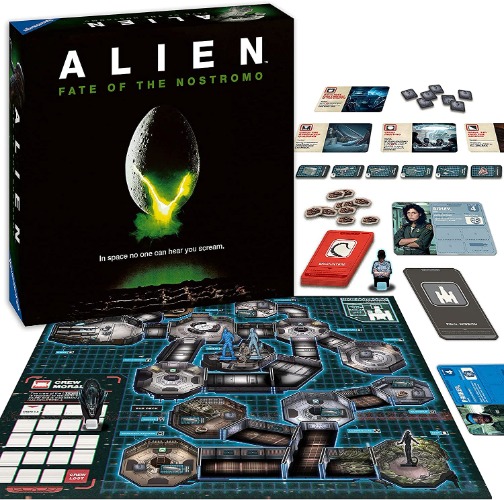 Ravensburger Alien Fate of the Nostromo - Strategy Board Games for Adults & Kids Age 12 Years Up - 1 to 5 Players