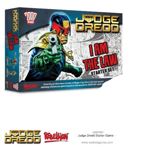 Judge Dredd: I am the Law! by Warlord Games - a 28mm Sci-fi Strategy Battle Game for 2 or More Players Using Miniatures