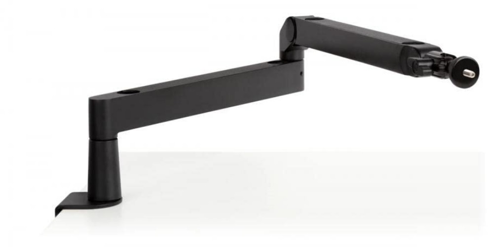 Elgato Wave Mic Arm LP - Premium Low Profile Mikrofonarm mit Kabelkanälen für einen sauberen Arbeitsplatz, Tischklemme, vielseitig, voll einstellbar, ideal für Podcast, Streaming, Gaming, Home Office - Mic Arm - Low Profile