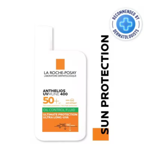 LA ROCHE-POSAY Anthelios Uvmune 400 Oil Control Fluid (Spf 50+) 50ml | Derma Skin Care | Watsons Singapore