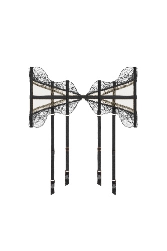 God Save Queens | Dua Suspender Black