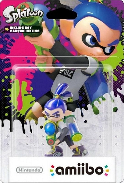 SPLATOON AMIIBO FIGURE - INKLING BOY