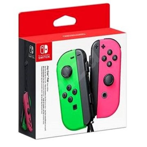 Nintendo Switch Joy-Con ovladače Neon Green/Neon Pink