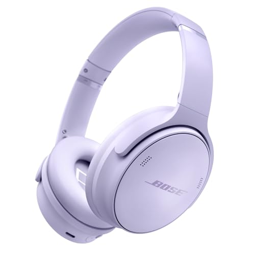 Bose QuietComfort Wireless Noise Cancelling Headphones, Bluetooth Over Ear Headphones with Up to 24 Hours of Battery Life, Chilled Lilac - Limited Edition - Chilled Lilac