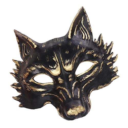 Maske Erwachsene Halloween Kopf Neuheit Gesicht 3D Maske für Party Ball Festival Karneval Dress Up Foto Prop Cosplay Kostüm Zubehör - Wolf