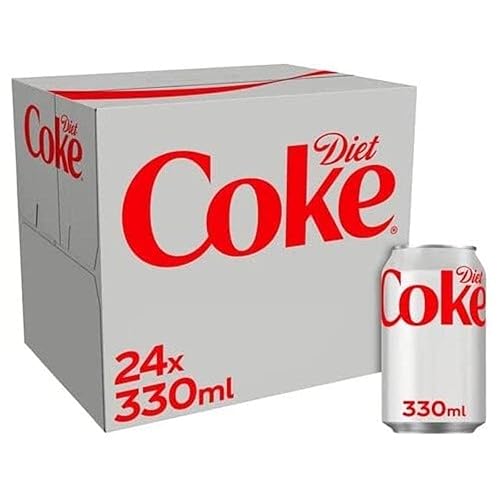 Diet Coke 24 x 330 ml - Cola, Box - 330 ml (Pack of 24)