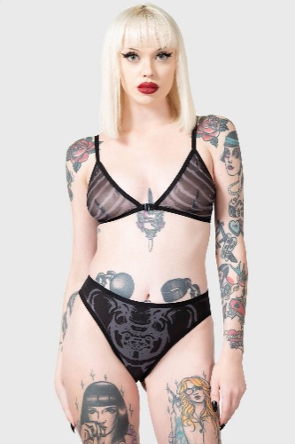 Vertebra Bralet | L / Black / 95% Polyester 5% Elastane