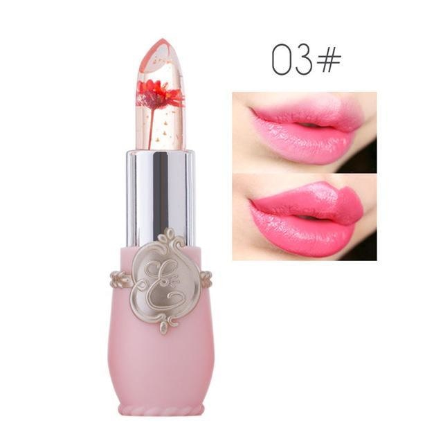 Jelly Flower Lipstick - 03 Passion red