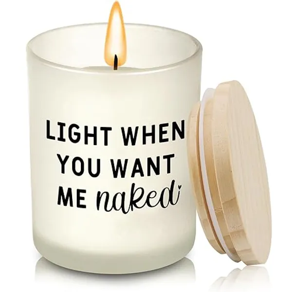 Christmas Gifts for Him Boyfriend Husband Men Couples Gift Ideas, Funny Stuffers for Stocking, I Love You Gifts for Him Anniversary Birthday Gifts for Boyfriend Romantic Gifts for Husband Men, Candles - For Him-Romantic