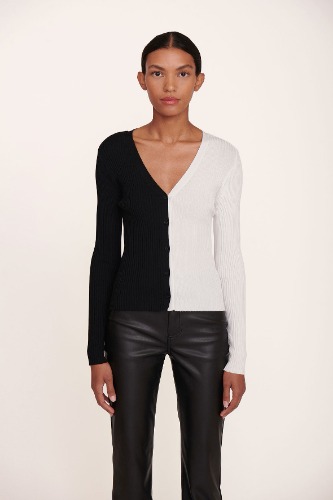 CARGO SWEATER | BLACK WHITE | BLACK WHITE / XL