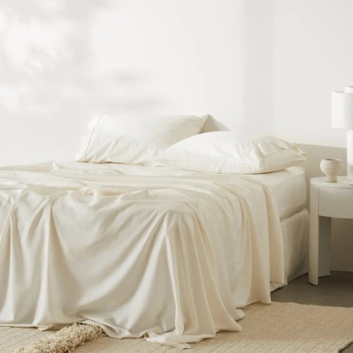 CleanBamboo Hemp™ Linen+ Sheet Set | Stone / King