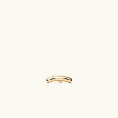 Gold Curve Bar Stud