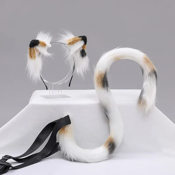 Kitten Ears Headband, Cat tail, Cosplay Cat Ear, Cosplay Ear, Anime Cosplay, Cat Head Band, Handmade Hairpin, Black Kitten Ear, Best Gift.