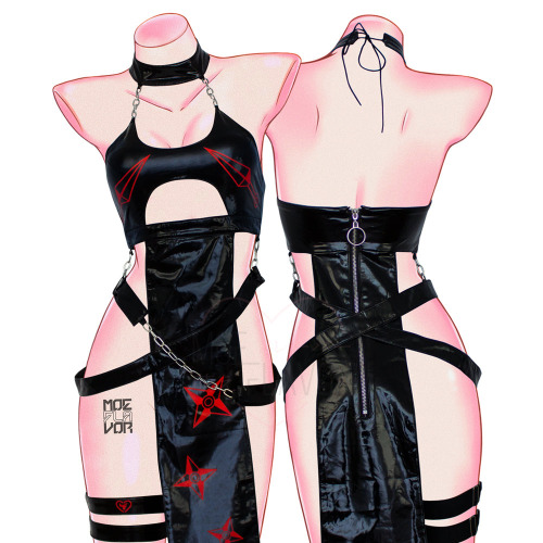 Pre-Order Sleek Scarlet Dress - Black / S/M