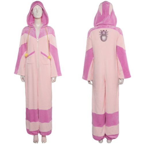 Game Street Fighter Juri Pink Jumpsuit Outfits Halloween Carnival Suit Cosplay Costume | Female / S