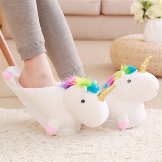 Cozy Unicorn Winter Slippers - Hot Sale! - Multi