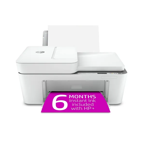 HP DeskJet 4155e All-in-One Wireless Color Printer, with Bonus 6 Months Free Instant Ink with HP+ (26Q90A) - 