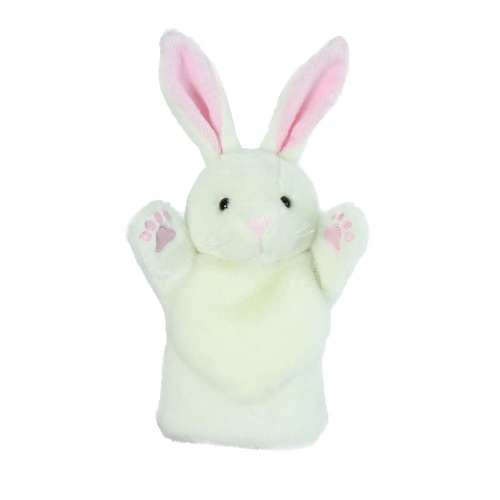 Plush Bunny Hand Puppets: Imaginative, ized - Brown / To be customized